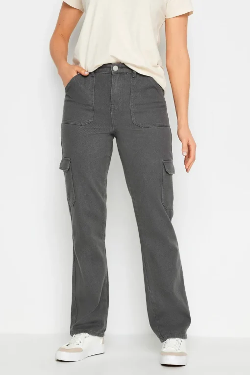 Tall Straight Leg Cargo Jeans