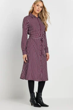Tall Striped Shirt Dress