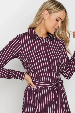 Tall Striped Shirt Dress