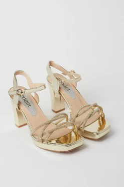 Taylor Diamante Platform Heeled Sandals