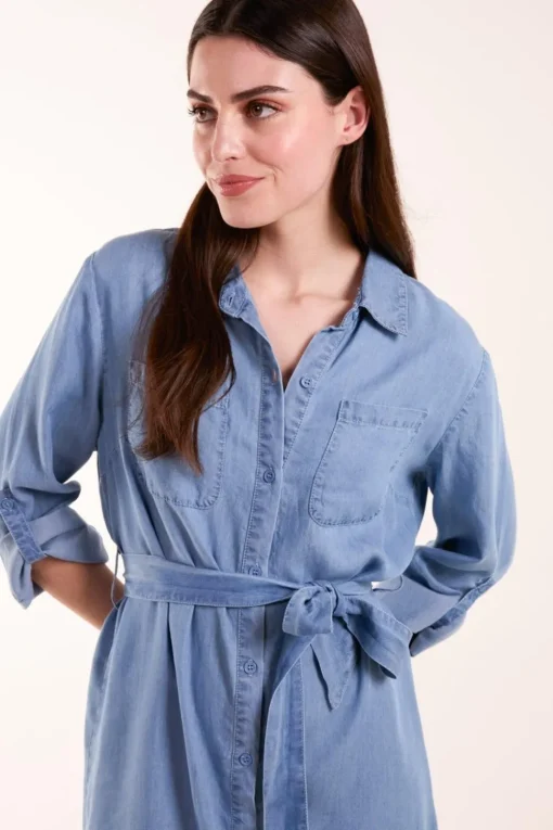 Tencel Shirt Dress