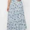 Textured Maxi Skirt