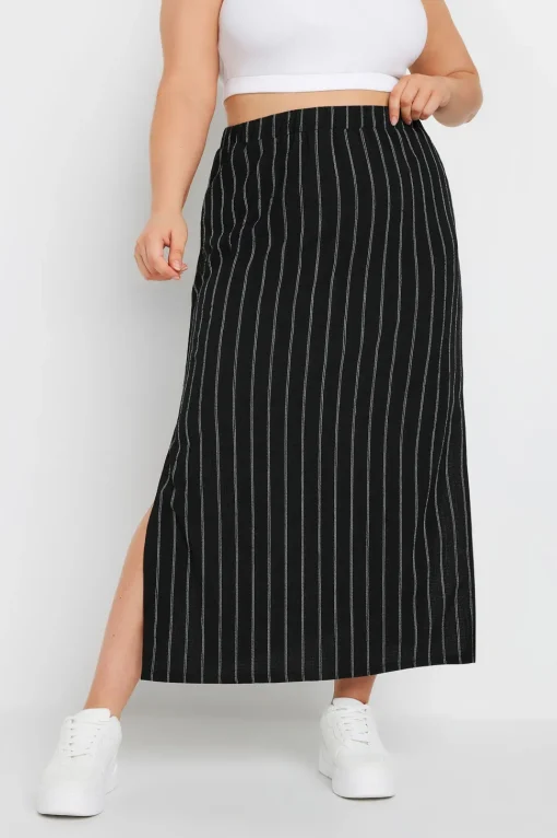 Textured Maxi Skirt