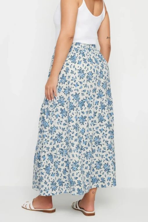 Textured Maxi Skirt