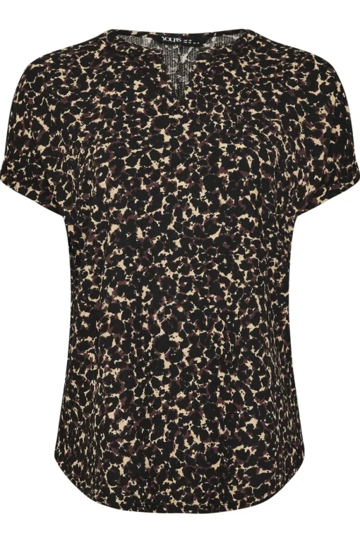 Textured Notch Neck Top