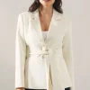 Tie Front Blazer