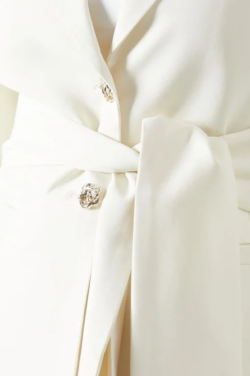 Tie Front Blazer