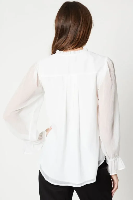 Tie Neck Boho Blouse