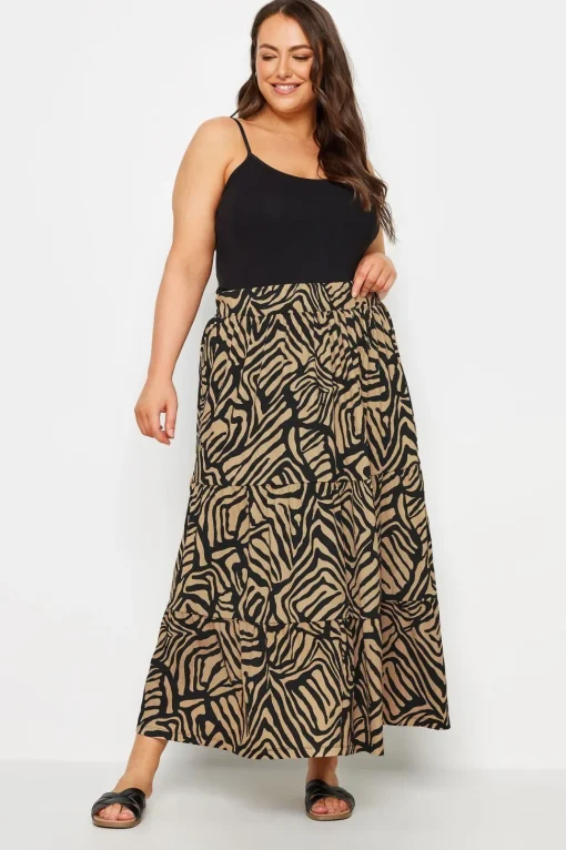 Tiered Maxi Skirt
