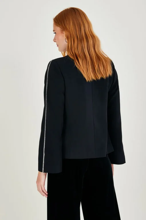 Tori Cape Trimmed Jacket