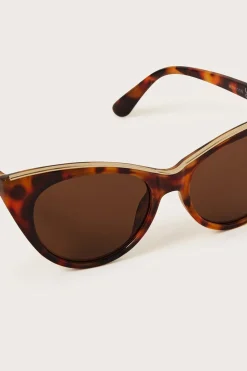 Tortoiseshell Cateye Sunglasses