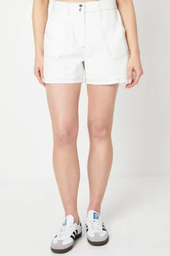 Twill Contrast Stitch Shorts