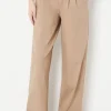 Twill Drawstring Paperbag Trouser