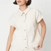 Twill Sleeveless Jacket