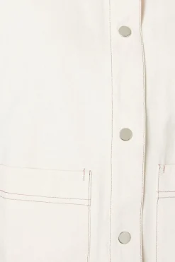 Twill Sleeveless Jacket
