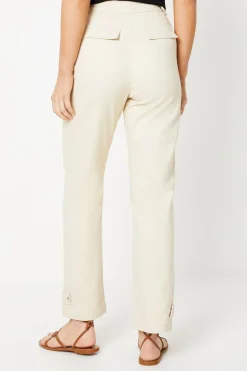 Twill Tab Detail Trouser