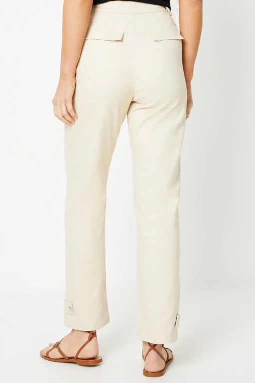 Twill Tab Detail Trouser
