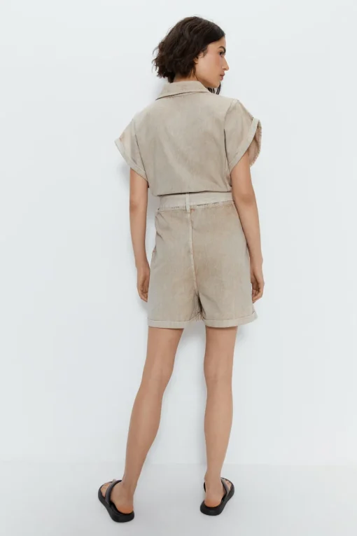 Utility Pocket Detail Playsuit