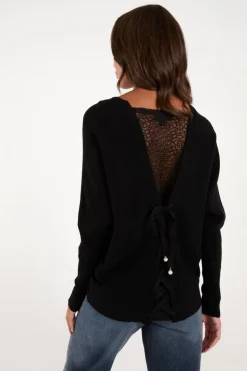 V Neck Ribbed Jumper
