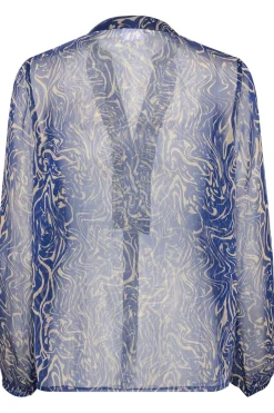 ValerieSZ With Ruffles Chiffon Shirt-