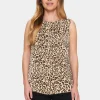 Vanea Sleeveless Round Neck Top-