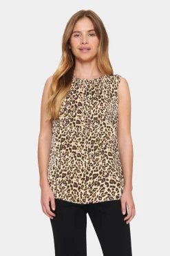 Vanea Sleeveless Round Neck Top-