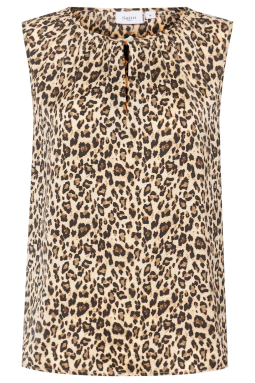 Vanea Sleeveless Round Neck Top-