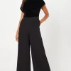 Velvet Bodice Pleat Detail Jumpsuit