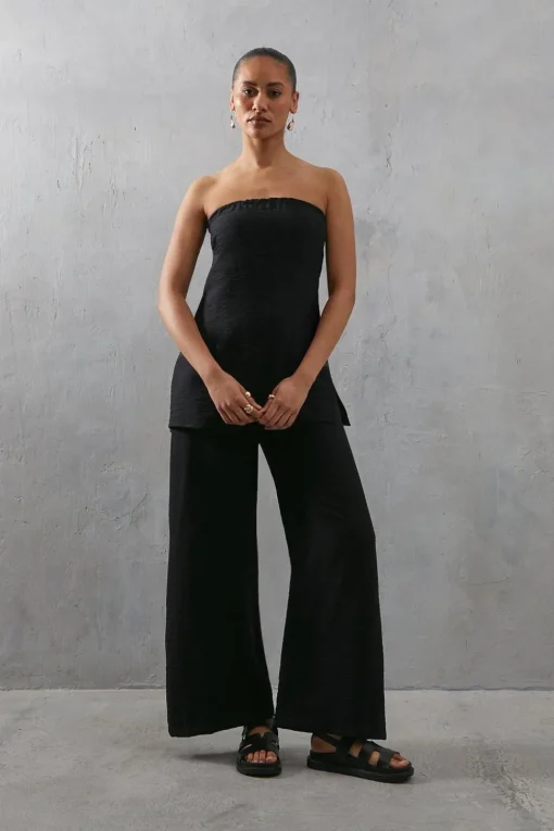 Viscose Nylon Bandeau Top Co Ord