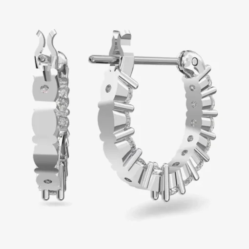 Vittore White Crystal Mini Hoop Earrings 5562126