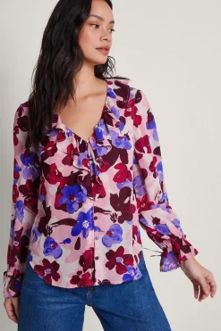 Vittoria Floral Print Blouse
