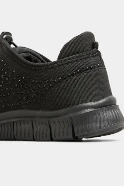 Wide and Extra Wide Fit Embellished Drawcord Trainers