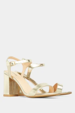 Wide Fit & Extra Wide Fit Block Heeled Sandal
