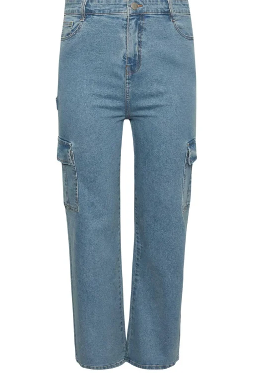 Wide Leg Cargo Jeans