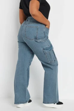 Wide Leg Cargo Jeans