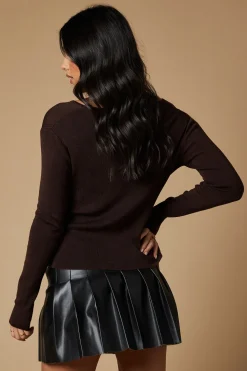 Wrap Knitted Top