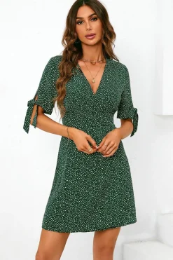 Wrap Top Summer Mini Dress