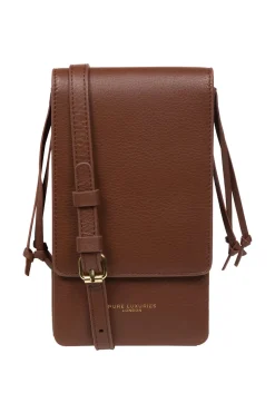 'Audrey' Nappa Leather Cross Body Phone Bag