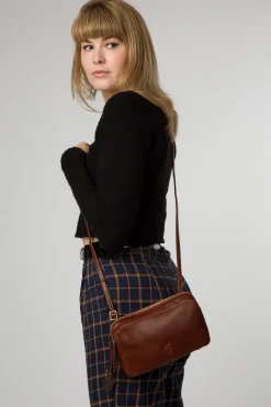 'Birdie' Leather Cross Body Bag
