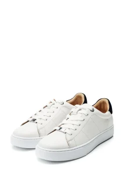 'Brandie' Leather Casual Trainers