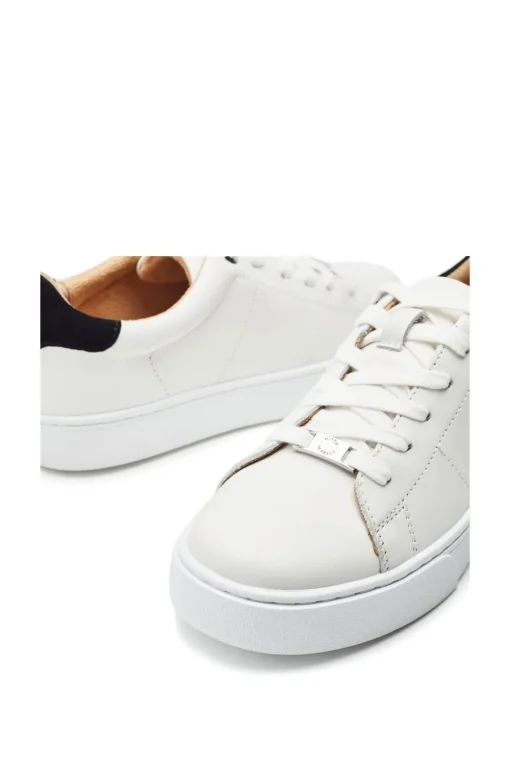 'Brandie' Leather Casual Trainers