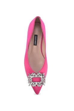 'Bucia' Flat Diamante Ballet Shoe