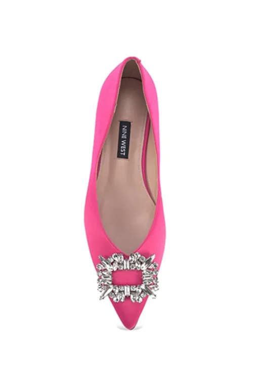 'Bucia' Flat Diamante Ballet Shoe