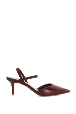 'Classical' Leather Strappy Heels