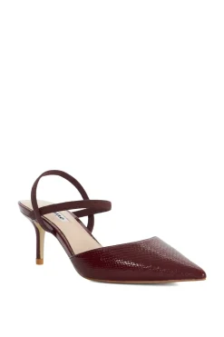 'Classical' Leather Strappy Heels