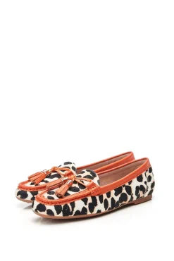 'Famina' Print Pony Loafers