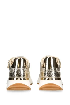 'Flare Zip' Leather Trainers
