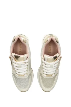 'High Rise' Fabric Trainers