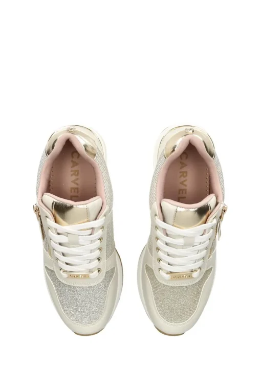 'High Rise' Fabric Trainers