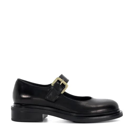 'Huckle' Leather Mary Janes